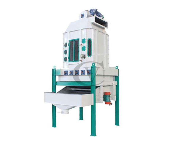 Pellet cooling machine